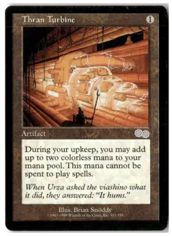 MTG Thran Turbine - Urza's Saga Moderately Played English - Image 1