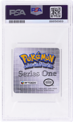 1999 Pokemon Action Flipz Series One Blastoise/Squirtle/Wartortle #3 PSA 8 - Image 2