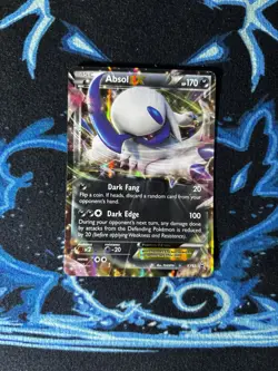 Pokemon TCG Absol EX XY62 XY Era Black Star Promo Card - Image 1