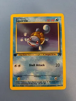 Squirtle 68/82 | Team Rocket 1st Edition | Pokemon TCG Common NM/ LP - Image 1
