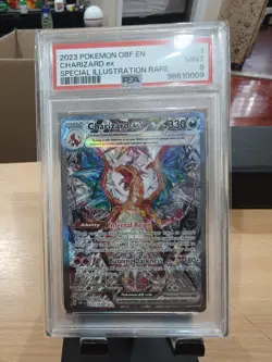 PSA 9 - Charizard ex 223/197 - Obsidian Flames Special Illustration Pokemon 2023 - Image 1