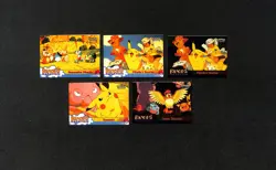 Pokemon Topps Pikachu's Vacation Card Lot 5 NM Vintage - Image 1