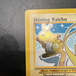 Pokemon Shining Raichu Neo Destiny 111/105 Secret Rare Holo 2000 Unlimited - Image 5