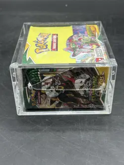 #1 Pokemon TCG SWSH Evolving Skies Booster Box Sealed w/ Acrylic Case - Image 5