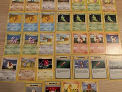 Pokemon Base Set SHADOWLESS Vintage Bulk Lot WOTC w/ 1st Edition - Image 3