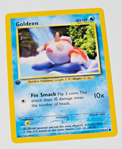 Pokemon Neo Revelation Goldeen 45/64 1st Edition WotC 2001 Vintage TCG Card - Image 3