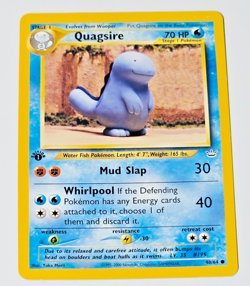 Pokemon Neo Revelation Quagsire 48/64 1st Edition WotC 2001 Vintage TCG Card - Image 3