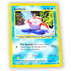 Pokemon Neo Revelation Goldeen 45/64 Unlimited WotC 2001 Vintage TCG Collectible - Image 1