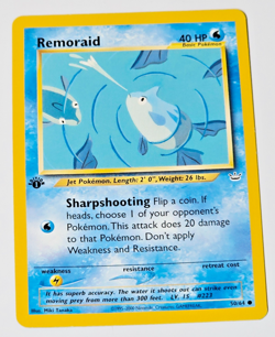 Pokemon Neo Revelation Remoraid 50/64 1st Edition WotC 2001 Vintage TCG Card - Image 3