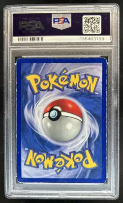 1999 Pokemon 1st Edition Machamp Holo #8/102 PSA 5 - Image 2