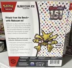 Pokemon TCG Scarlet & Violet 151 Alakazam EX & Booster Bundle + Poster - Image 3