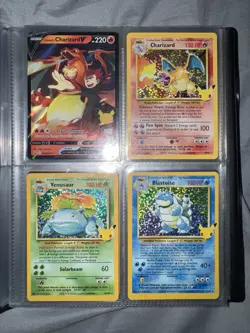 Pokemon 25th Anniversary - Charizard Blastoise Venusaur - Holo - NM Condition - Image 1