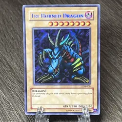 Tri-Horned Dragon – LOB-000 – Secret Rare – Yu-Gi-Oh! - Image 2
