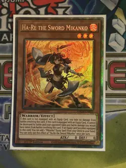 Ha-Re The Sword Mikanko AMDE-EN025 Collector’s Rare 1st Edition Yugioh TCG - Image 1