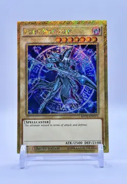 (YCL) Yugioh Dark Magician MVP1-ENGV3 Gold Secret Rare NM - Image 1