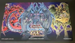 Yugioh Speed Duel GX Duelist Of Shadows Official Konami OTS Playmat Sacred Beast - Image 1
