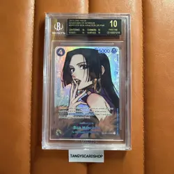 2023 One Piece Kingdoms Of Intrigue Boa Hancock SP BGS 10 English Black Label! - Image 1