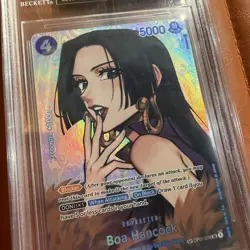 2023 One Piece Kingdoms Of Intrigue Boa Hancock SP BGS 10 English Black Label! - Image 2