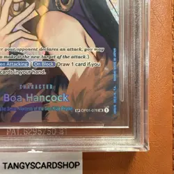 2023 One Piece Kingdoms Of Intrigue Boa Hancock SP BGS 10 English Black Label! - Image 4