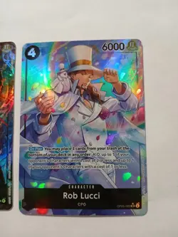 One Piece Rob Lucci Both Op03 92 And Op05 93 Alternate Arts - Image 3