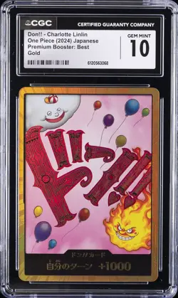 2024 ONE PIECE JPN DON!! CHARLOTTE LINLIN CGC 10 GEM MINT - Image 1