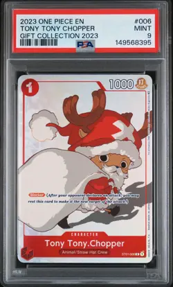 2023 ONE PIECE GIFT COLL 2023 #006 TONY TONY CHOPPER PSA 9 - Image 1