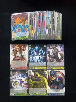 2025 Weiss Schwarz TCG Marvel Japanese Vol.3 Black Widow Hulk Thor Lot*61 DL43 - Image 1