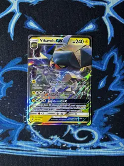Pokemon TCG Vikavolt GX Holo Ultra Rare Card Guardians Rising 45/145 - Image 1