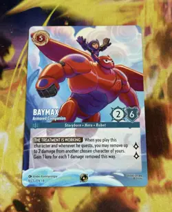 Baymax - Armored Companion Disney Lorcana Promo Card (DLPC) 9/C1 EN NON FOIL - Image 1