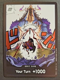 Don Card Kaido Your Turn +1000 OP05 Holo Awakening Of A New Era One Piece Card - Image 1