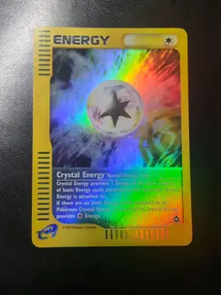 Crystal Energy - 146/147 - Pokemon Aquapolis Reverse Holo Rare Card NM- LP+ - Image 1