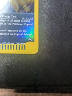 Crystal Energy - 146/147 - Pokemon Aquapolis Reverse Holo Rare Card NM- LP+ - Image 3