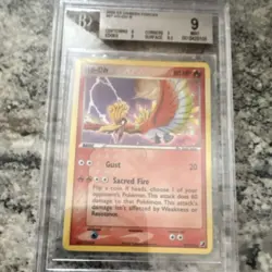 Pokemon TCG Ho-Oh EX 27/115 Unseen Forces Ultra Rare Holo Card Stock BGS 9 - Image 1