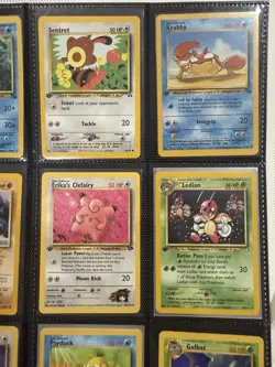 Vintage Pokemon Card Lot 1st Edition WOTC – Psyduck Erikas Clefairy - Image 3