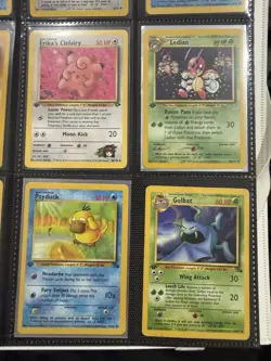 Vintage Pokemon Card Lot 1st Edition WOTC – Psyduck Erikas Clefairy - Image 5