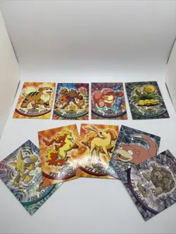 Pokemon Topps Card Lot - GROWLITHE - HITMONCHAN - GOLEM - Image 1