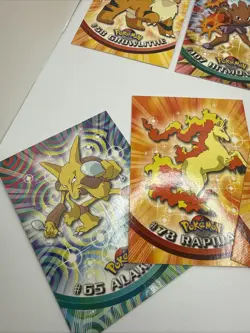 Pokemon Topps Card Lot - GROWLITHE - HITMONCHAN - GOLEM - Image 2