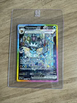 Pokemon TCG Vaporeon EX Prismatic Evolutions Special Illustration Card 149/131 - Image 1
