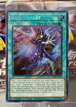 SEALED YuGiOh Soul Servant LDS3-EN095 SECRET RARE LIMITED EDITION GEM MINT CARD - Image 1