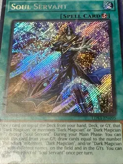 SEALED YuGiOh Soul Servant LDS3-EN095 SECRET RARE LIMITED EDITION GEM MINT CARD - Image 2