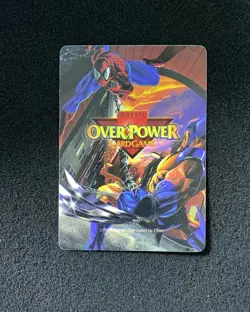 1995 Fleer Marvel CCG Over Power Card Game Trading Card Deadpool DL43 - Image 2