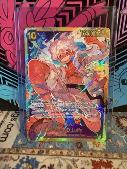 Monkey.D.Luffy OP05-119 SEC - One Piece TCG - English Card Near-Mint Secret Rare - Image 1