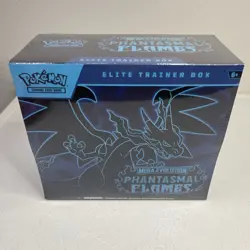 Pokemon Phantasmal Flames ETB NEW Factory Sealed TCG Mega evolution ME02 Cards - Image 1