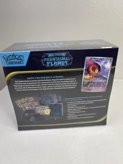 Pokemon Phantasmal Flames ETB NEW Factory Sealed TCG Mega evolution ME02 Cards - Image 2