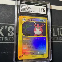 Pokemon TCG English Card e-Series Skyridge Wigglytuff Reverse Holo 34/144 CGC 10 - Image 2