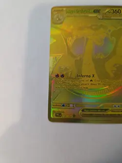 Pokemon Mega Charizard X ex Gold Foil Card 130/094 English Standard - Image 2