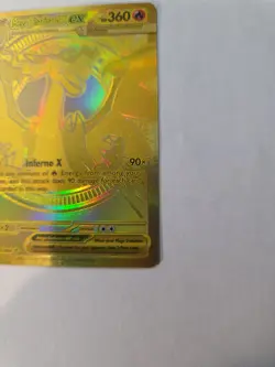 Pokemon Mega Charizard X ex Gold Foil Card 130/094 English Standard - Image 3