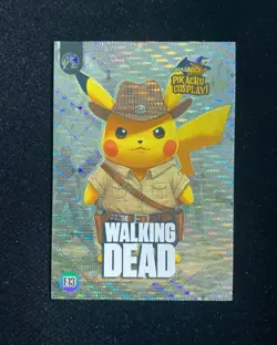 2025 Pokemon Pikachu Cosplay Trading Cards #E13 The Walking Dead DL43 - Image 1