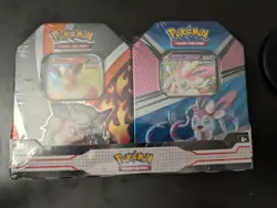 Pokemon Trading Card Game: Flareon Syleveon Tin Bundle 820650855641 - Image 1