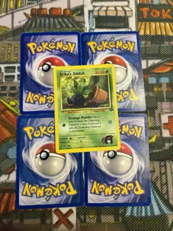 Pokemon TCG Erika's Oddish Gym Challenge Card 70/132 Unlimited Common (x5) 💎🔥 - Image 5